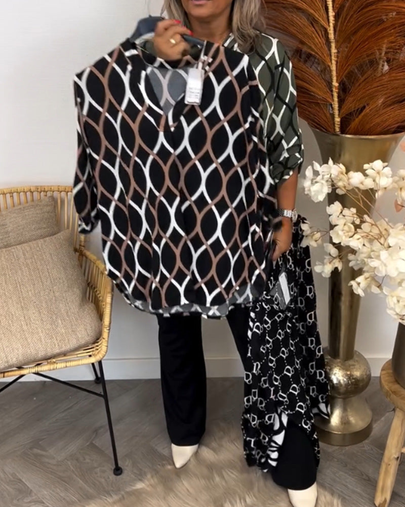 Lina | Graphic Print Blouse