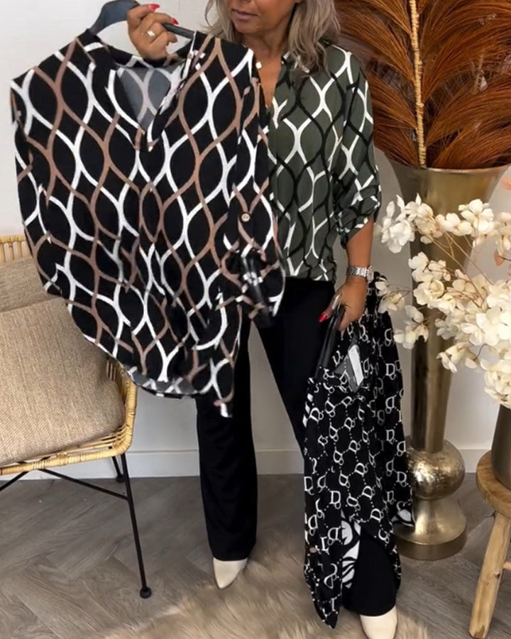 Lina | Graphic Print Blouse