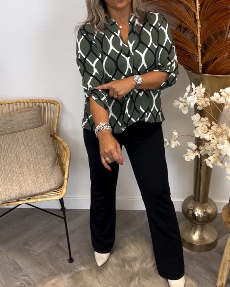 Lina | Graphic Print Blouse