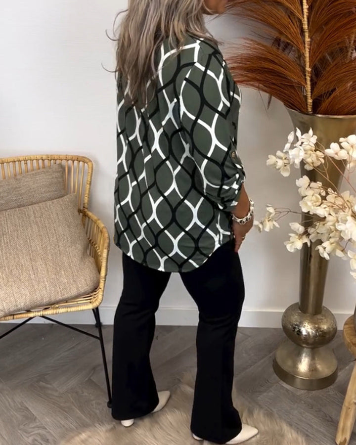 Lina | Graphic Print Blouse