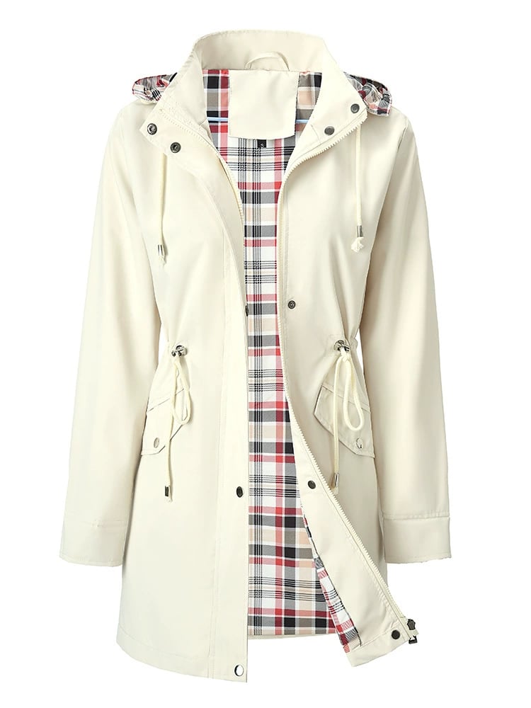 Cayle | Checkered Waterproof Jacket for Women