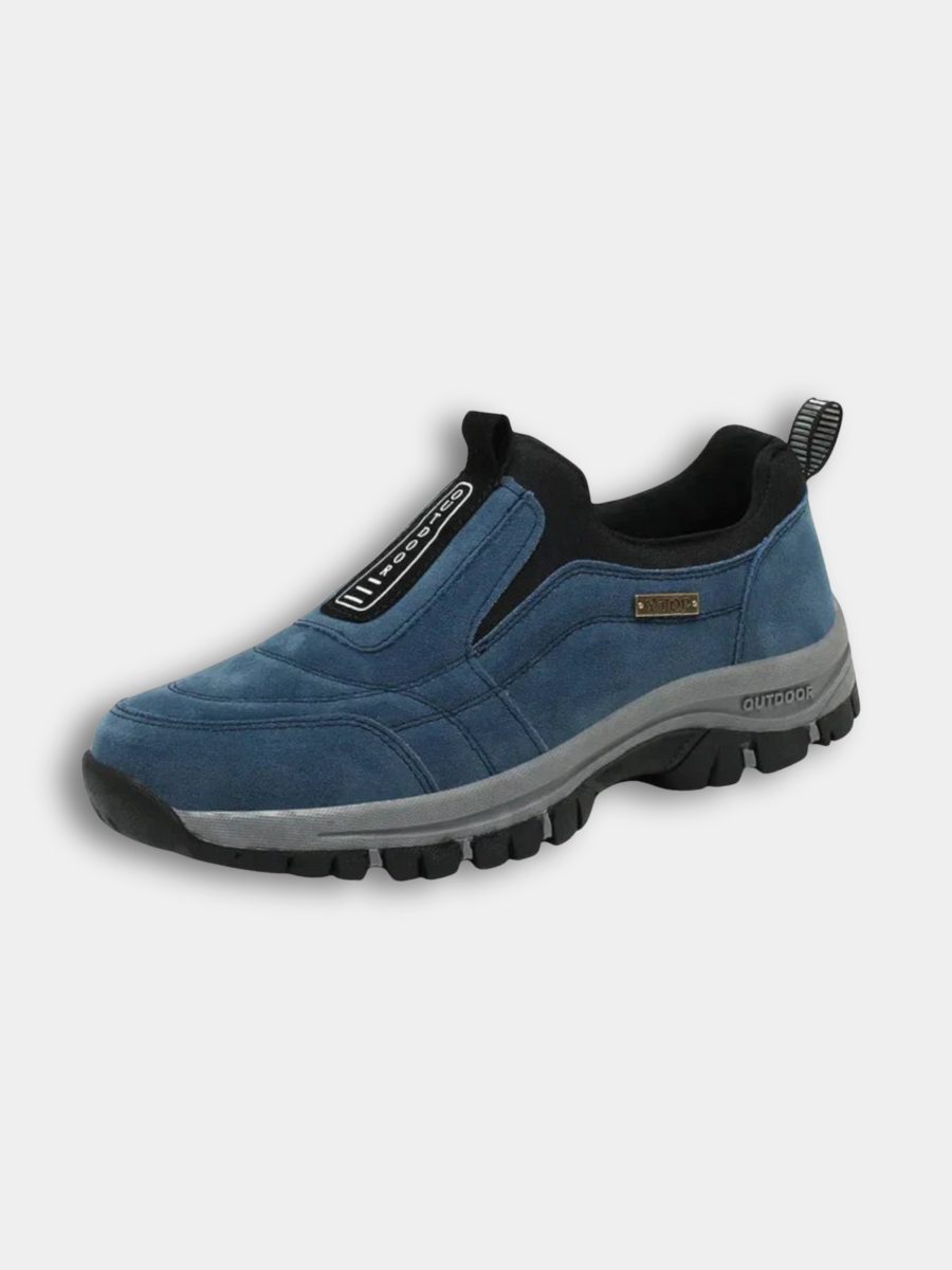 Herren Slip-On Wanderschuh mit Laufsohle