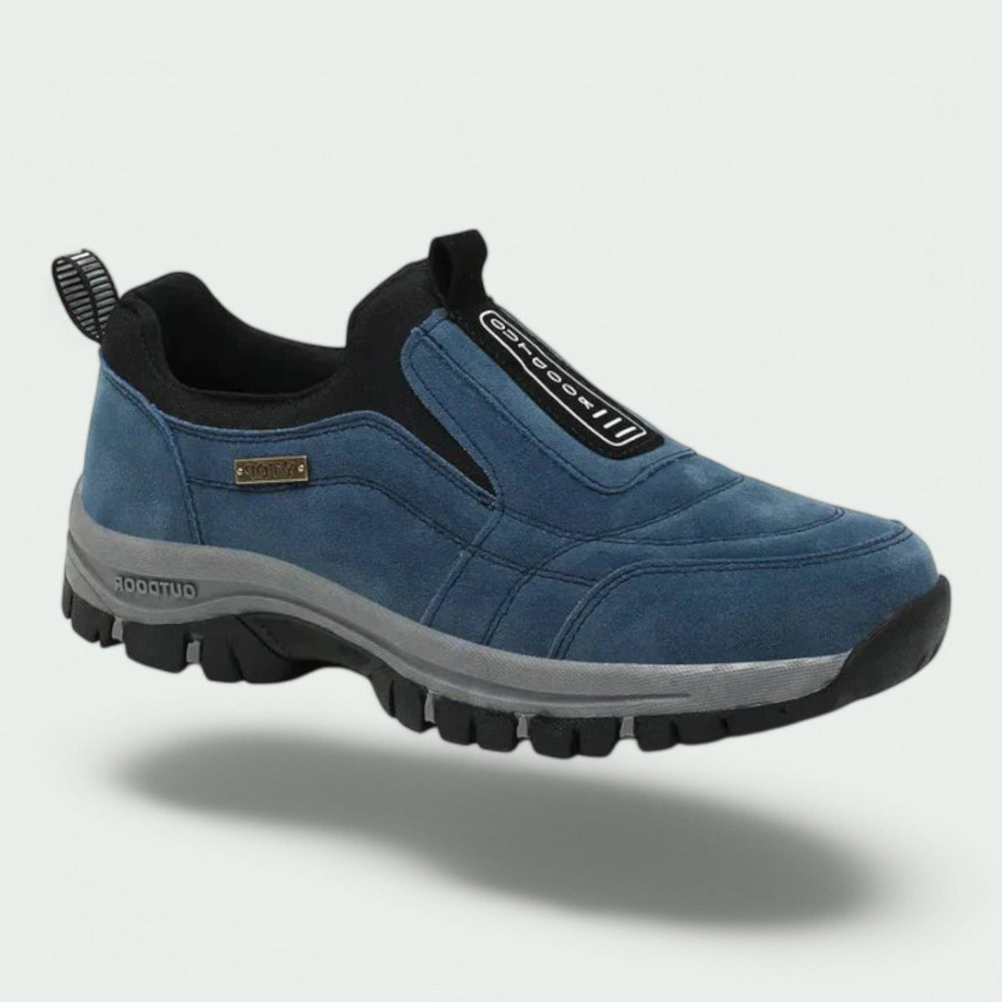 Herren Slip-On Wanderschuh mit Laufsohle