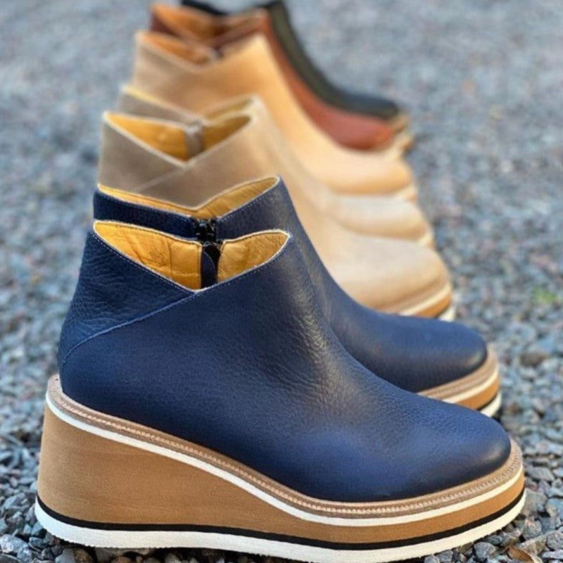 Damen Chelsea Stiefeletten mit Plateau - View 6