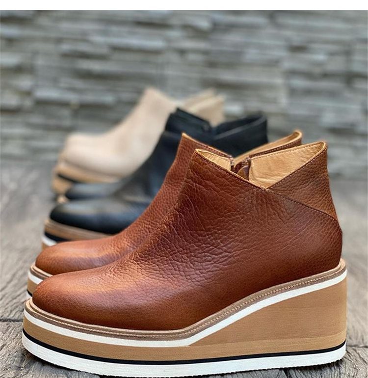 Damen Chelsea Stiefeletten mit Plateau - View 8