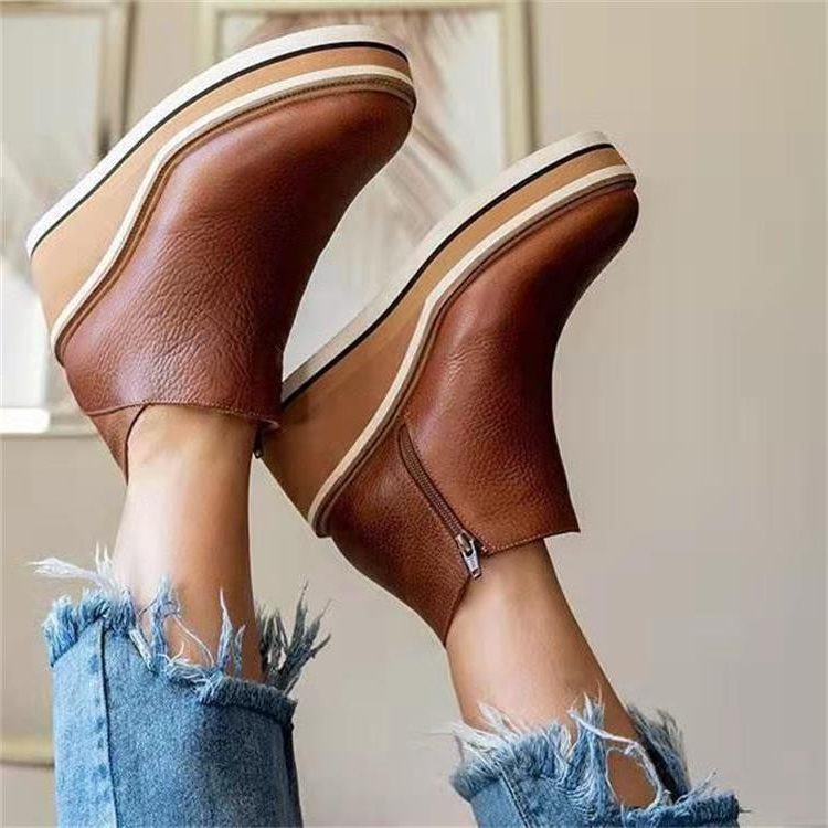 Damen Chelsea Stiefeletten mit Plateau - View 9