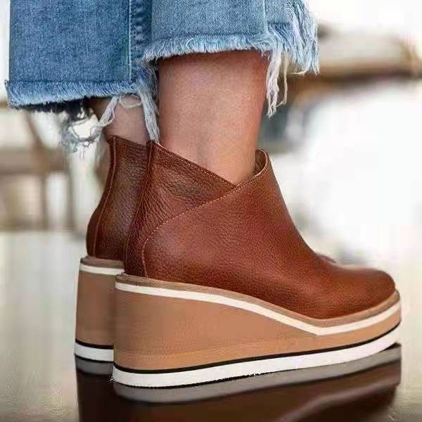 Damen Chelsea Stiefeletten mit Plateau - View 10