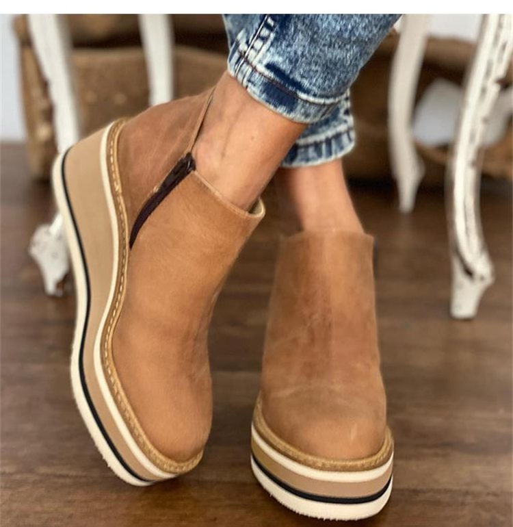 Damen Chelsea Stiefeletten mit Plateau