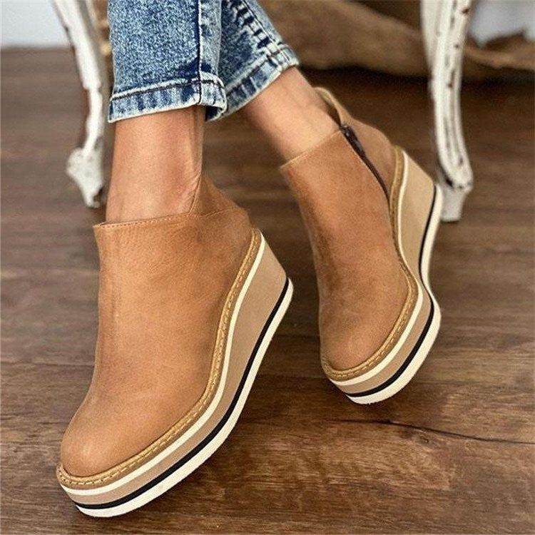 Damen Chelsea Stiefeletten mit Plateau