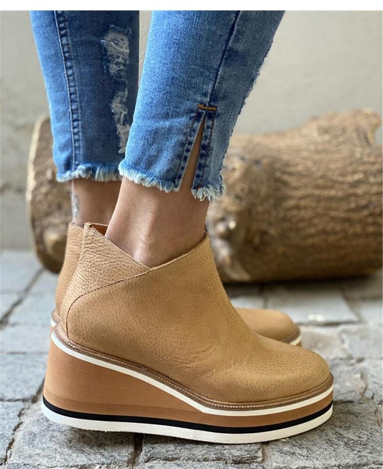 Damen Chelsea Stiefeletten mit Plateau - View 3