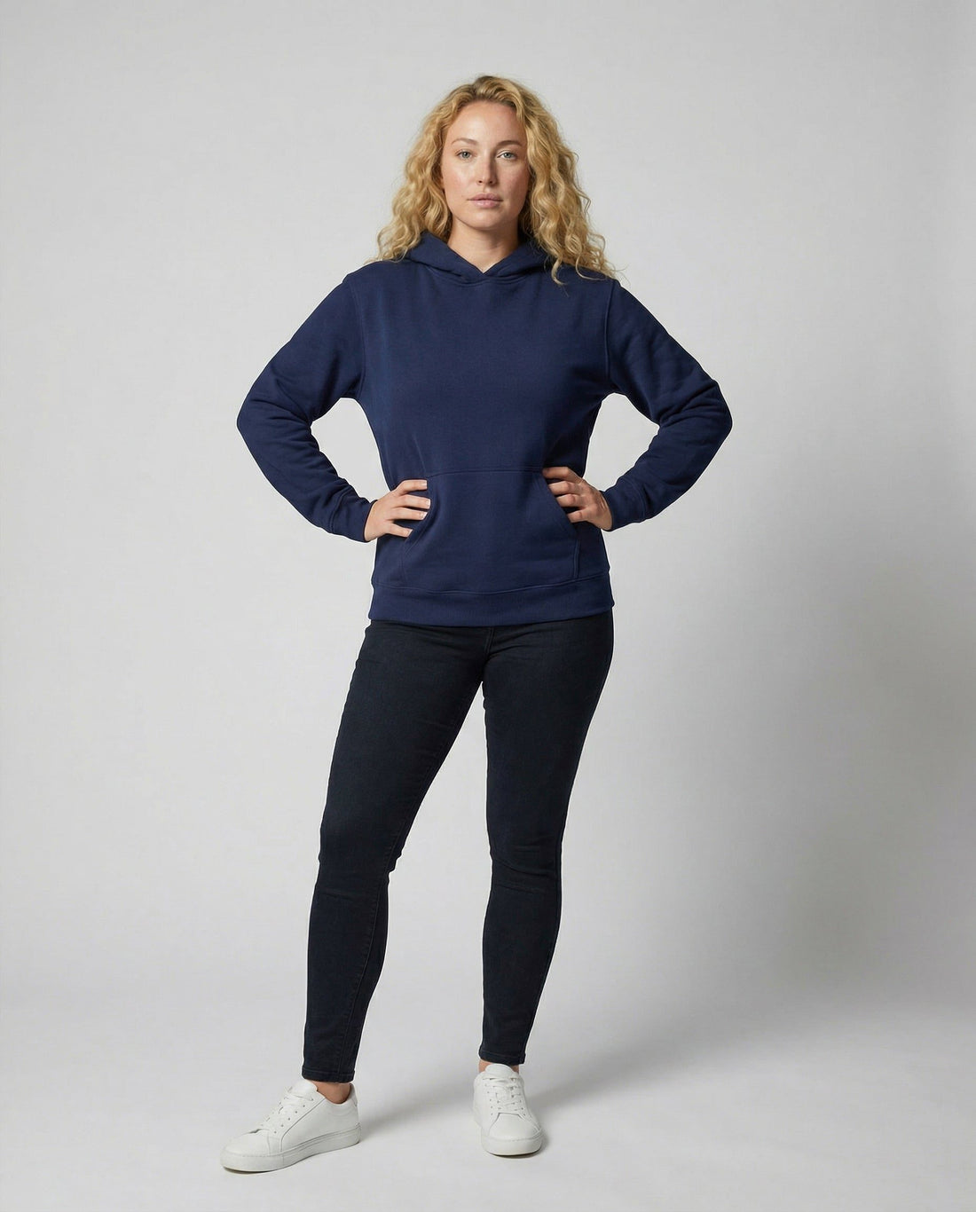 Damen Hoodie mit Kapuze und Langärmel