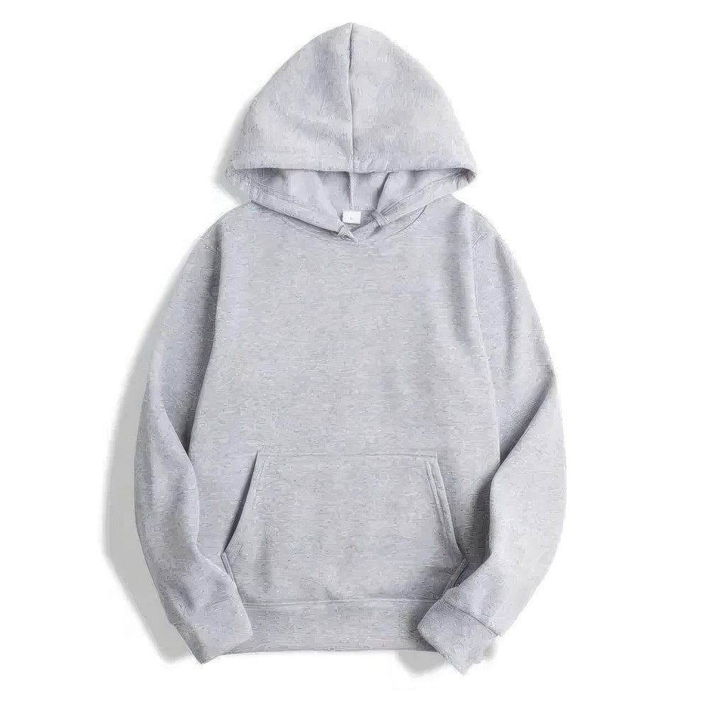 Damen Hoodie mit Kapuze und Langärmel - Grau