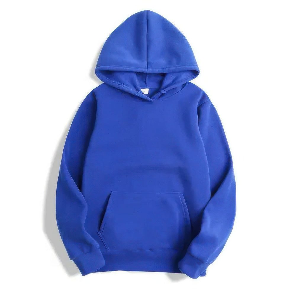 Damen Hoodie mit Kapuze und Langärmel - Blau