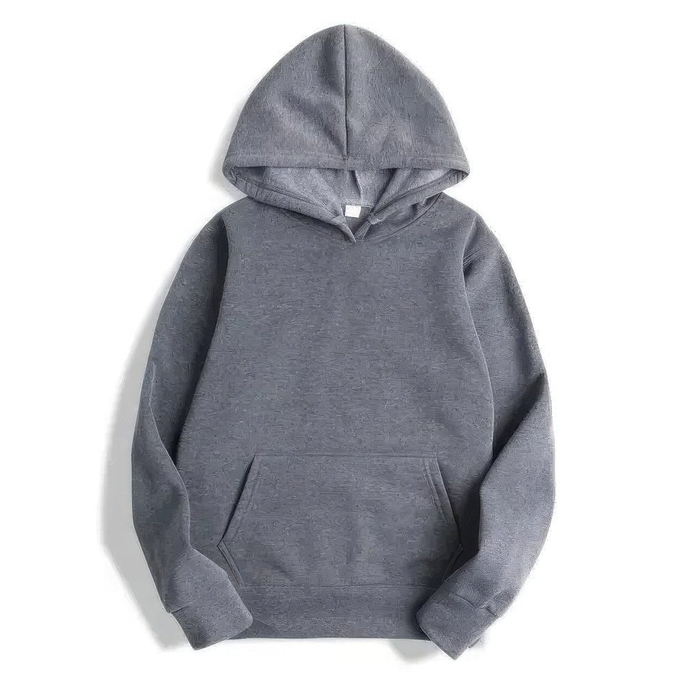 Damen Hoodie mit Kapuze und Langärmel - Dunkelgrau