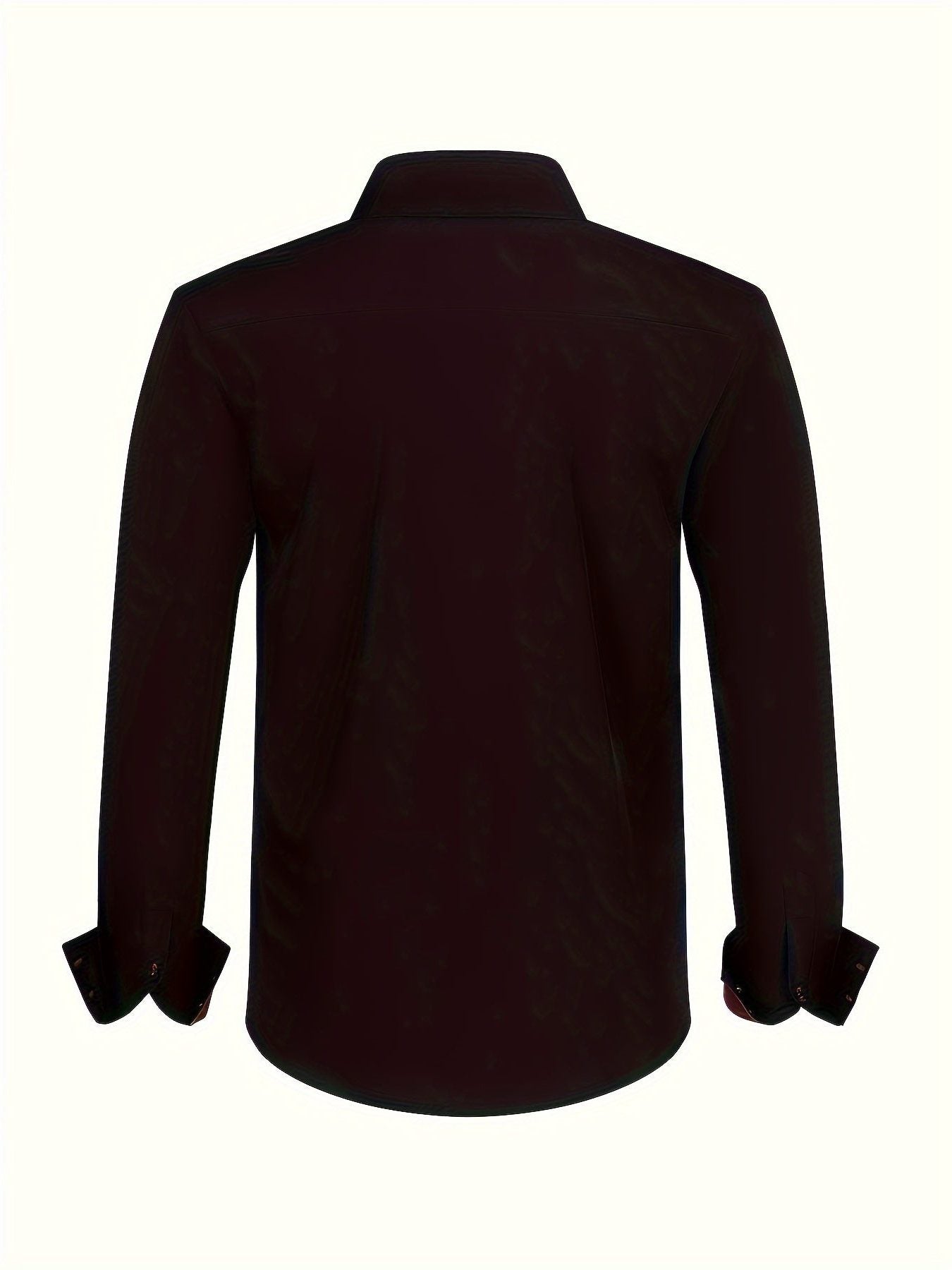 Herren Langarmhemd mit Kontrastdetails - View 10