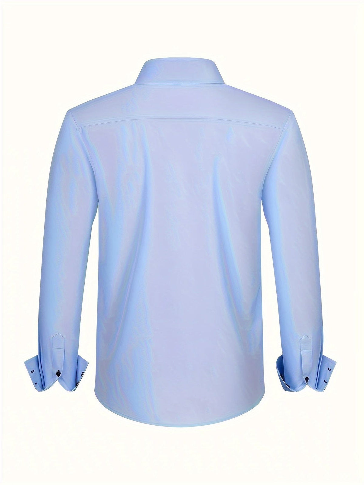 Herren Langarmhemd mit Kontrastdetails - View 11