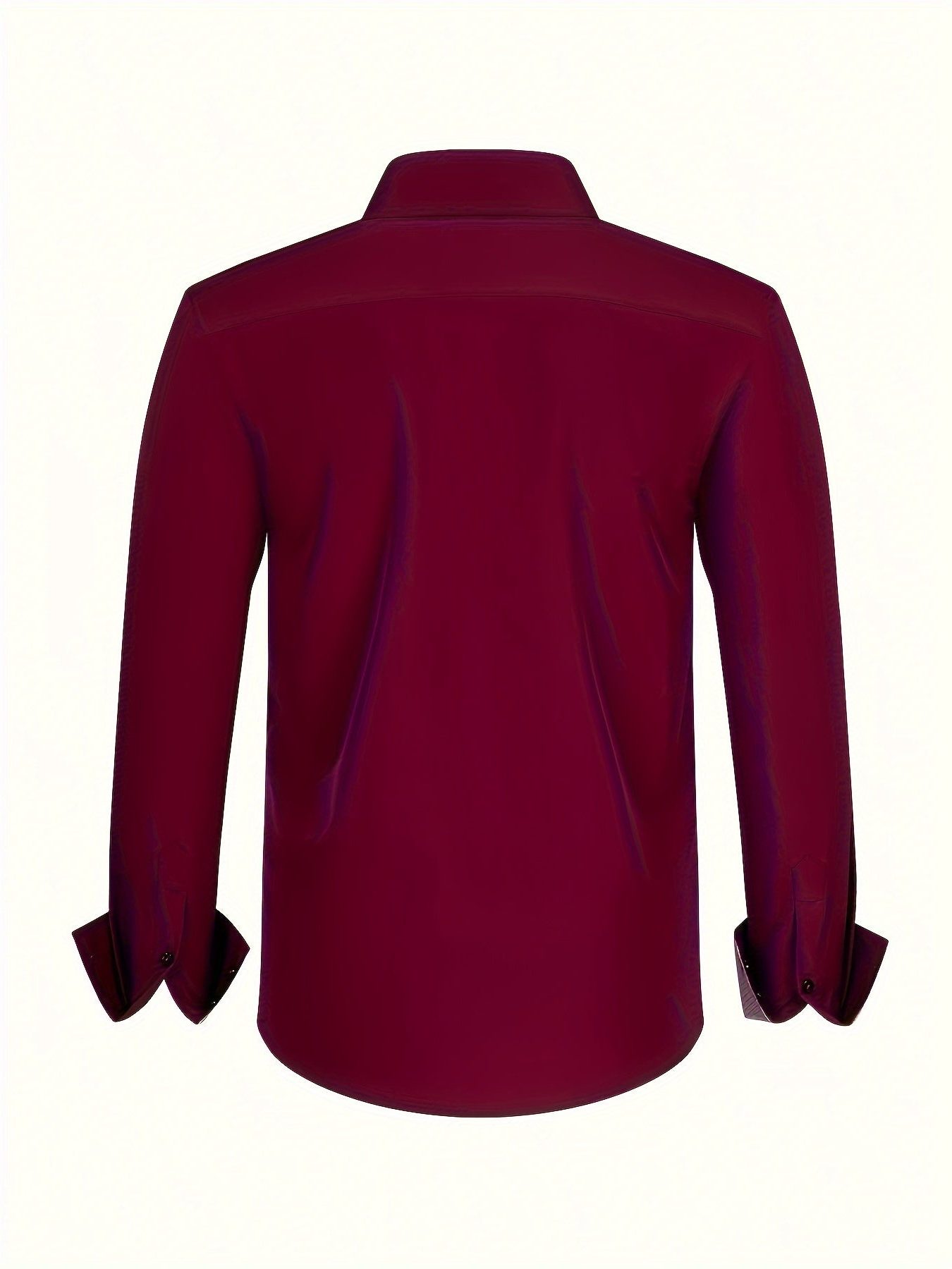 Herren Langarmhemd mit Kontrastdetails - View 9