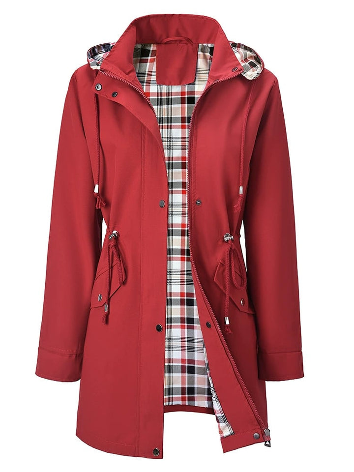 Cayle | Checkered Waterproof Jacket for Women