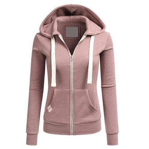 Damen Fleece-Kapuzenpullover mit Reissverschluss - View 4