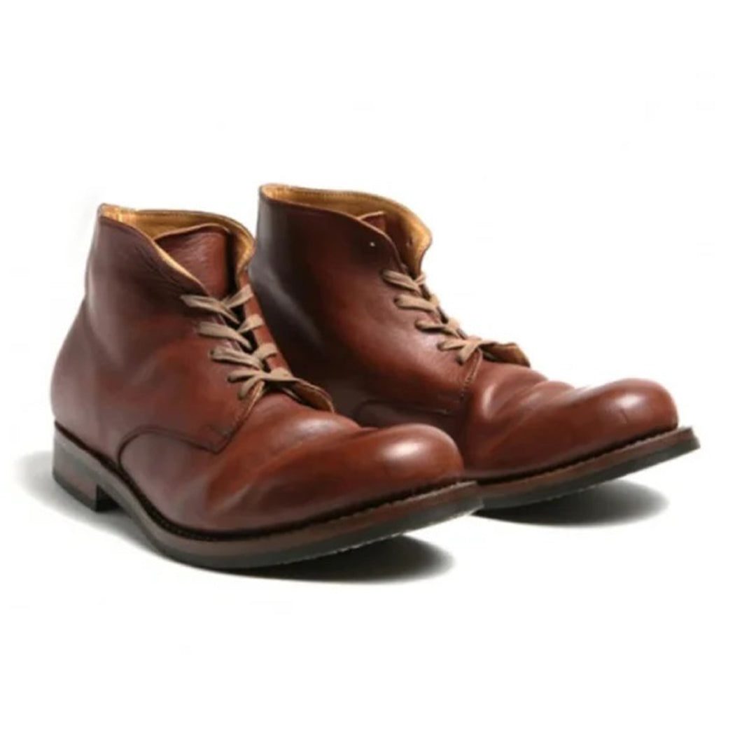 Herren Lace-Up Desert Stiefel - Braun