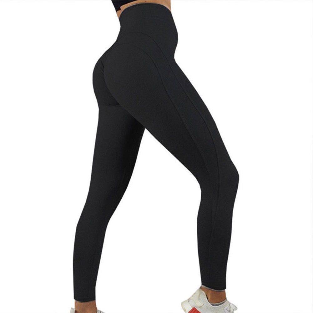 Damen Hohe Taille Leggings mit Schlankeffekt