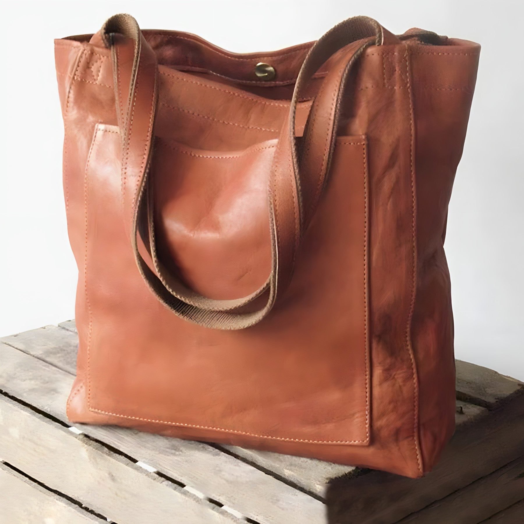 Damen Ledertasche mit Henkelgriff aus Echtleder