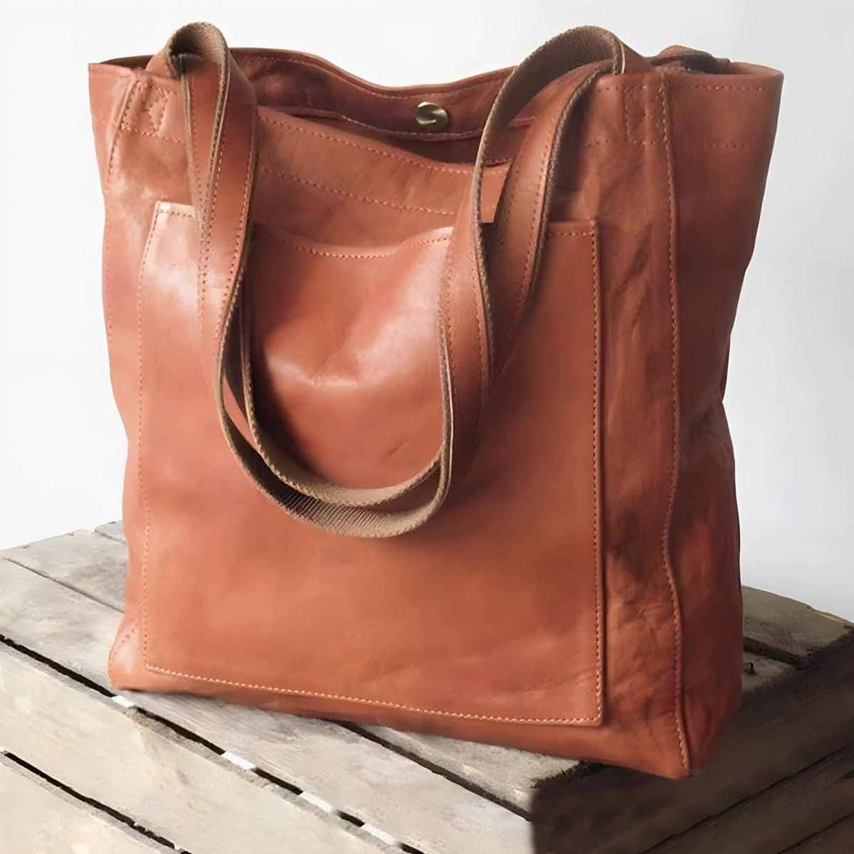 Damen Ledertasche mit Henkelgriff aus Echtleder