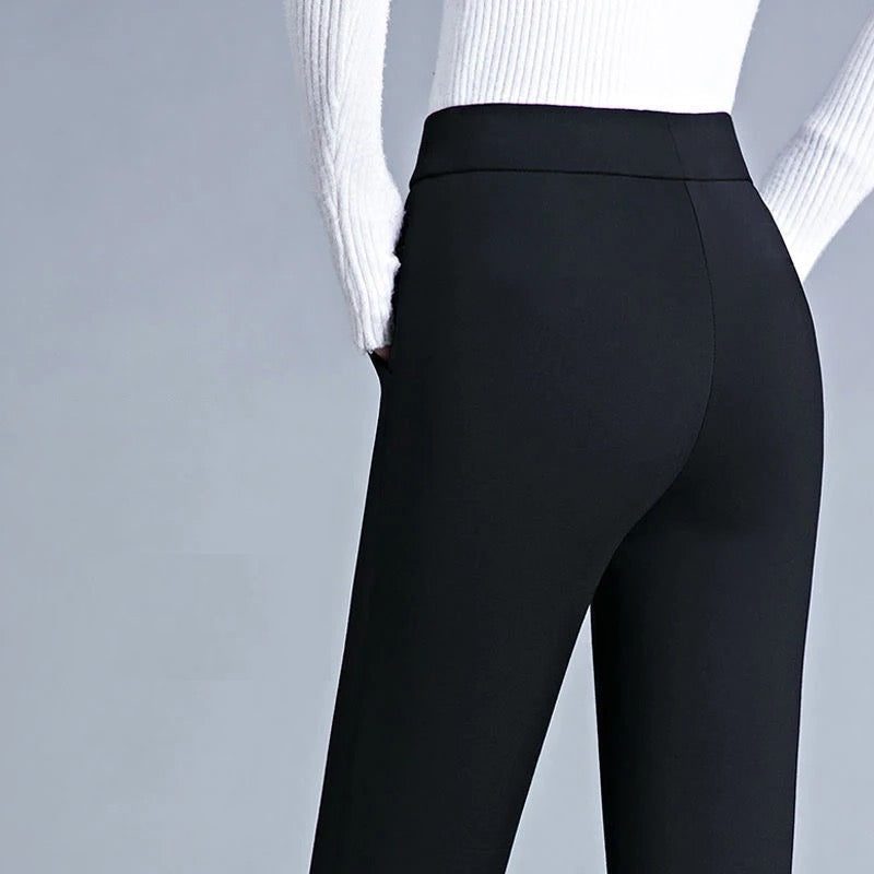 Damen Hohe Taille Dehnbare Hose