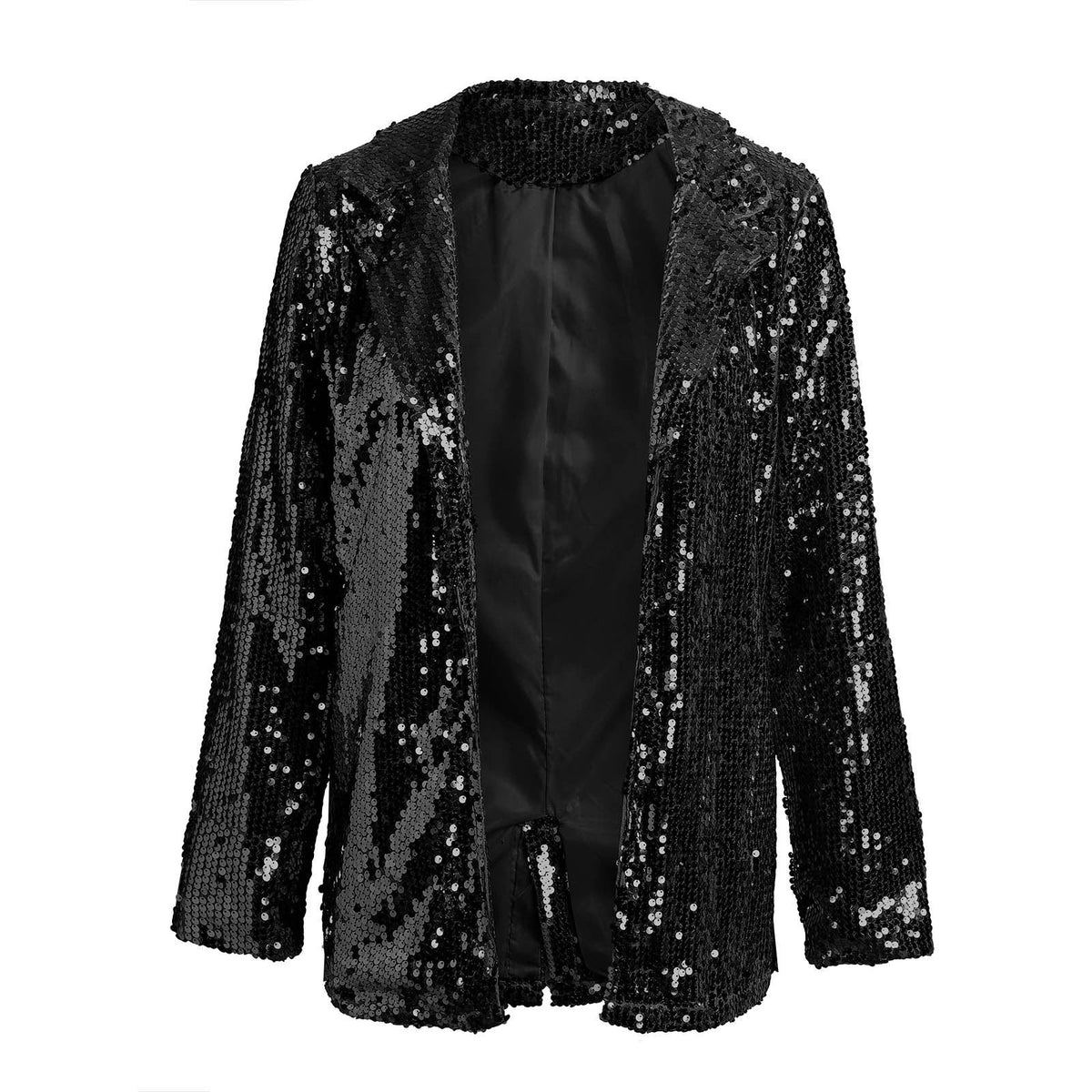 Damen Pailletten-Blazer mit Reverskragen - View 3