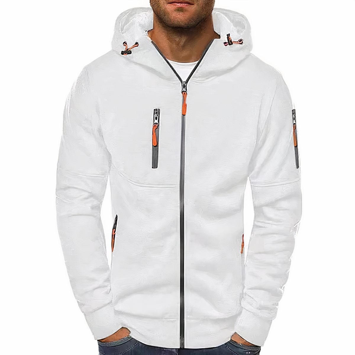 Herren Kapuzenjacke mit Reissverschluss