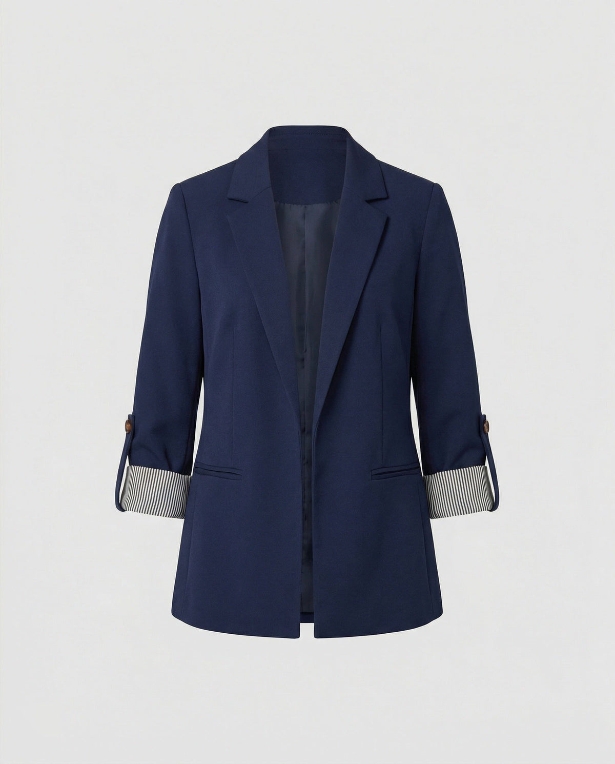 Damen Longblazer mit Revers und Einreiher - View 9