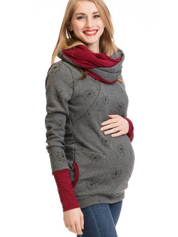 Damen Stillsweatshirt mit Reissverschluss und Taschen - View 11