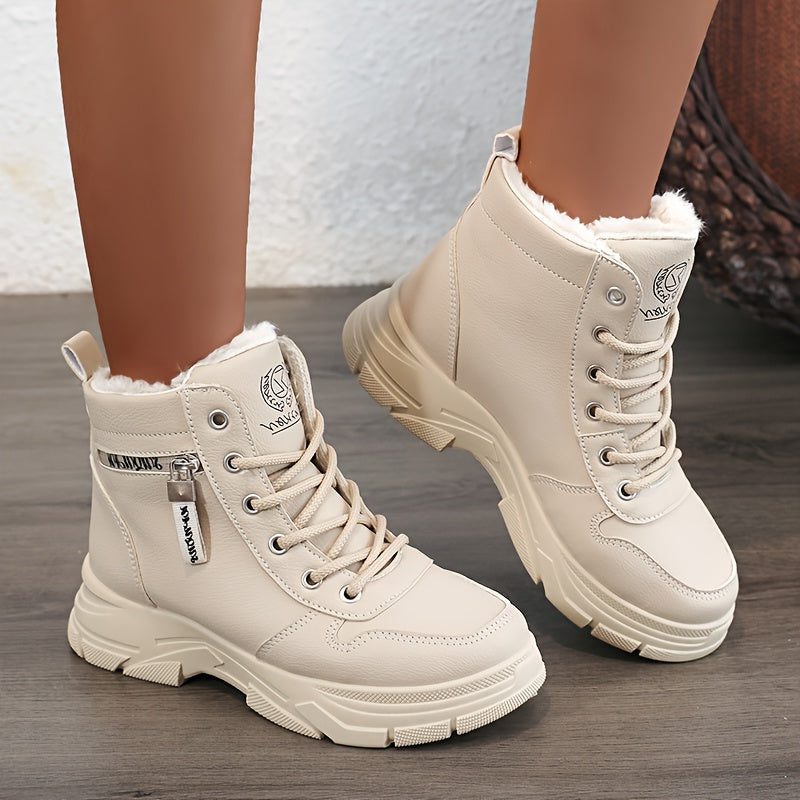 Damen Lace-Up Winter Sneakers