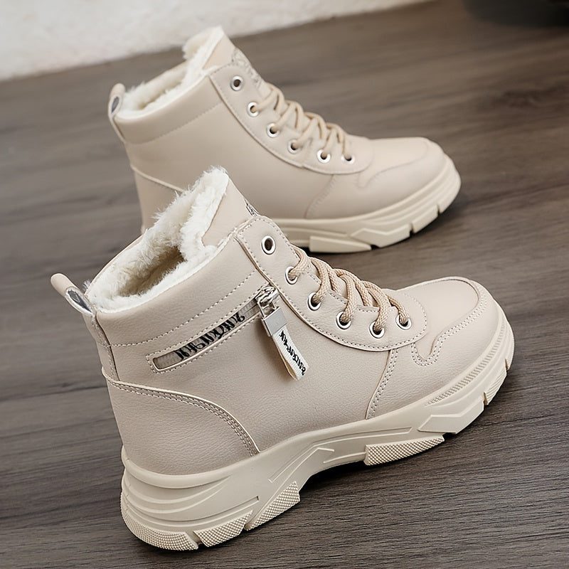 Damen Lace-Up Winter Sneakers - View 4