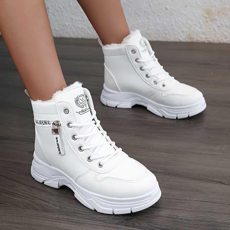 Damen Lace-Up Winter Sneakers - View 5