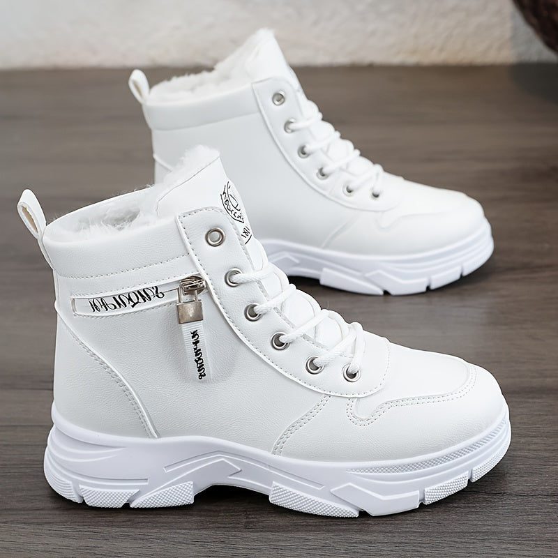 Damen Lace-Up Winter Sneakers - View 6