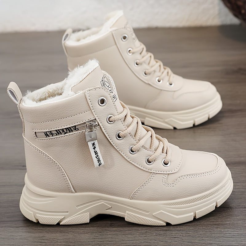 Damen Lace-Up Winter Sneakers - View 8