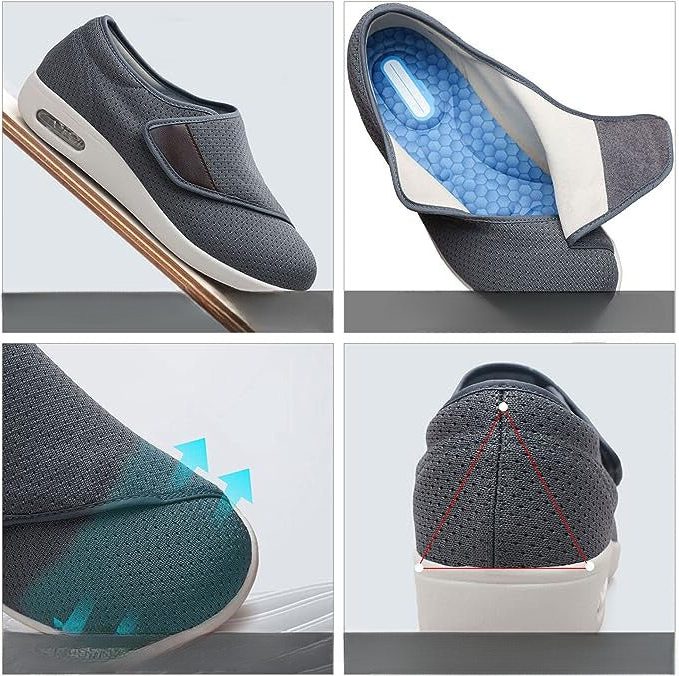 Unisex Mesh-Slip-On Sneaker mit Weiter Zehenpartie - View 4