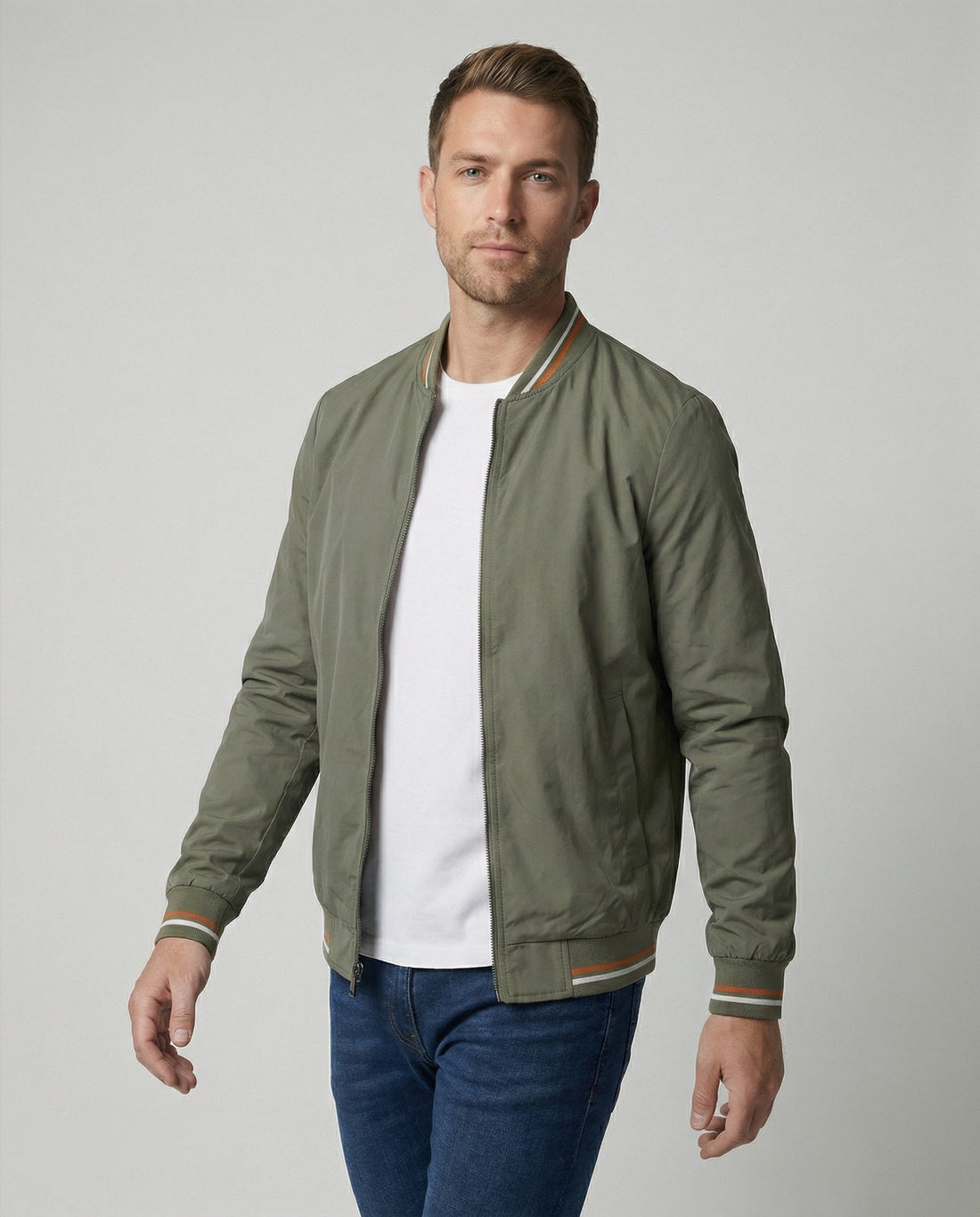 Herren Bomberjacke mit Reissverschluss