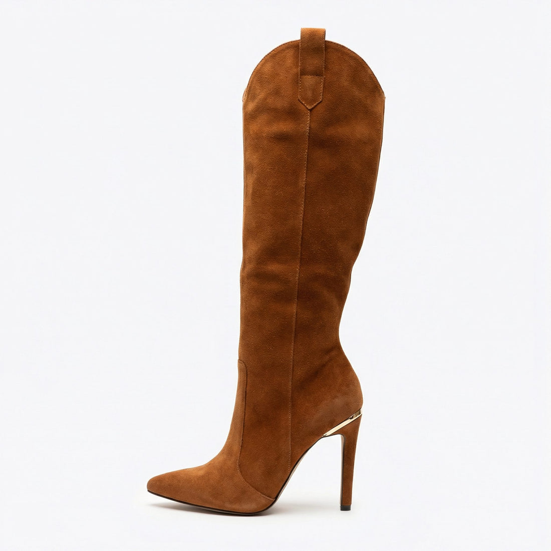 Damen Spitze Zehenpartie Stilettoabsatz Stiefel