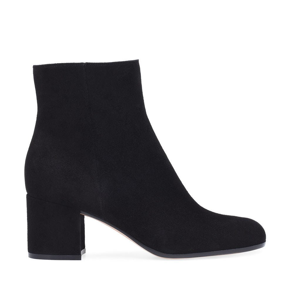 Damen Blockabsatz Stiefeletten mit Rundzehenpartie