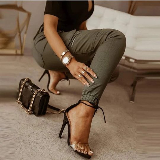 Damen Cargohose mit Taschen - View 5