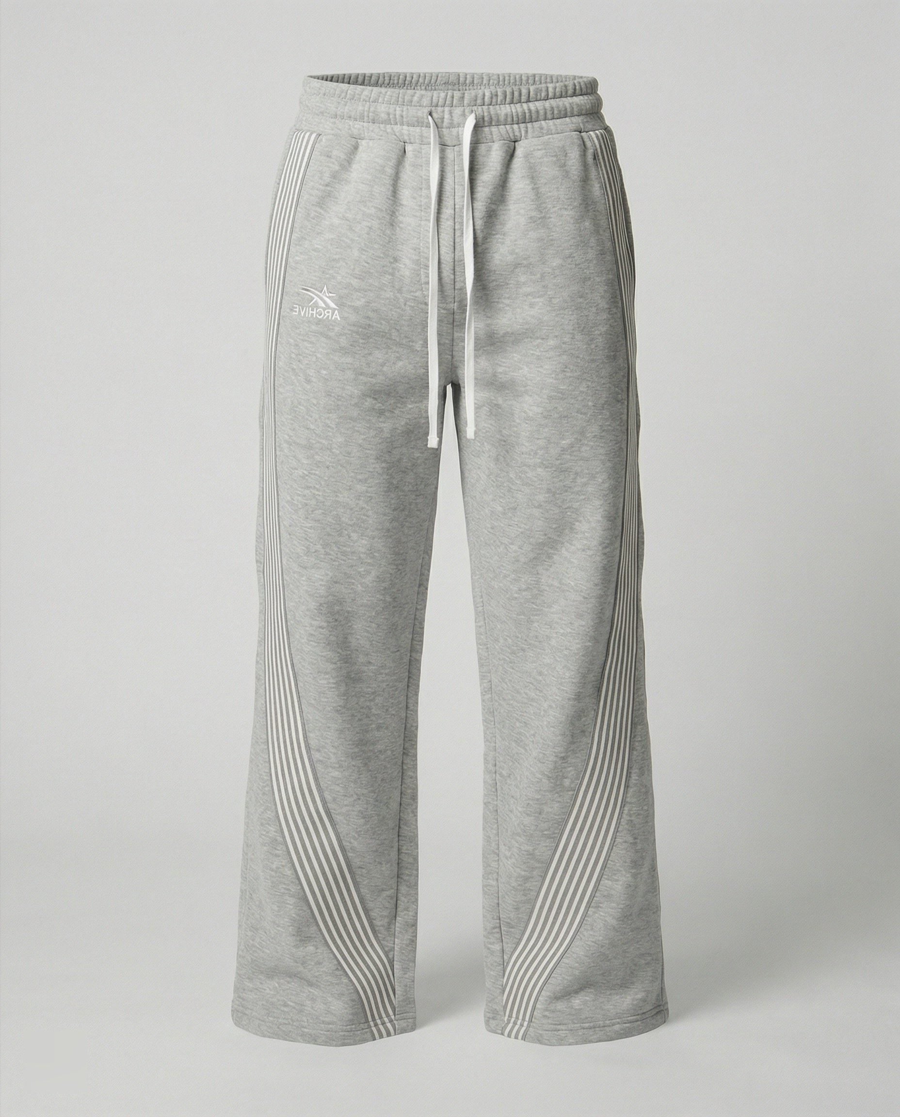 Herren Jogginghose mit Streifen - Grau