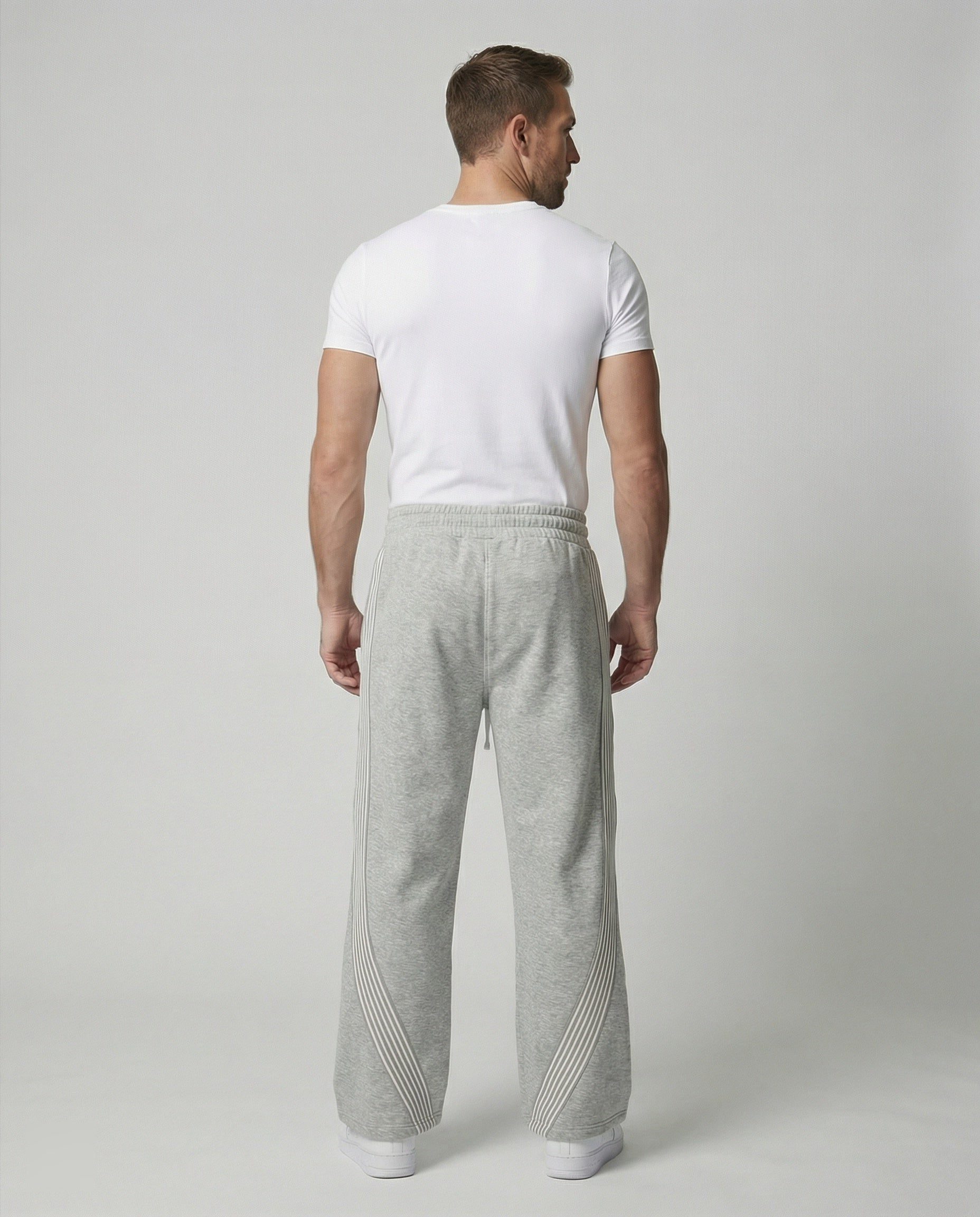 Herren Jogginghose mit Streifen - View 4