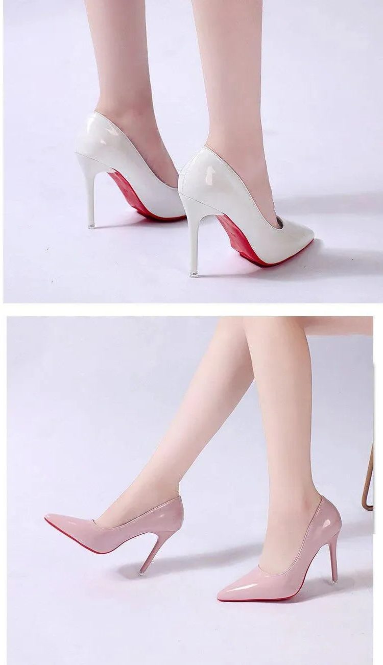 Damen Stilettoabsatz Pumps mit Spitzer Zehenpartie - View 6