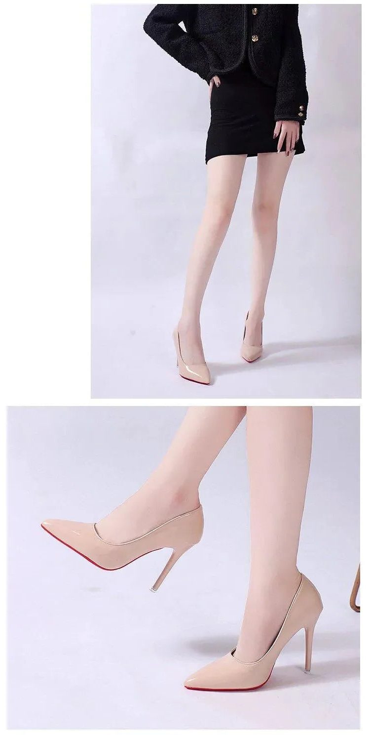 Damen Stilettoabsatz Pumps mit Spitzer Zehenpartie - View 8