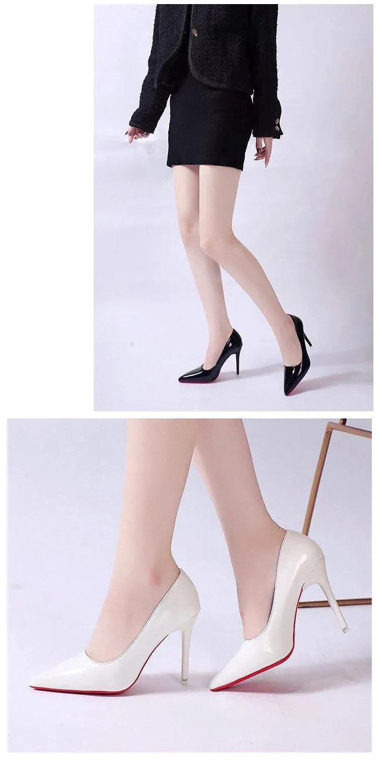 Damen Stilettoabsatz Pumps mit Spitzer Zehenpartie - View 9