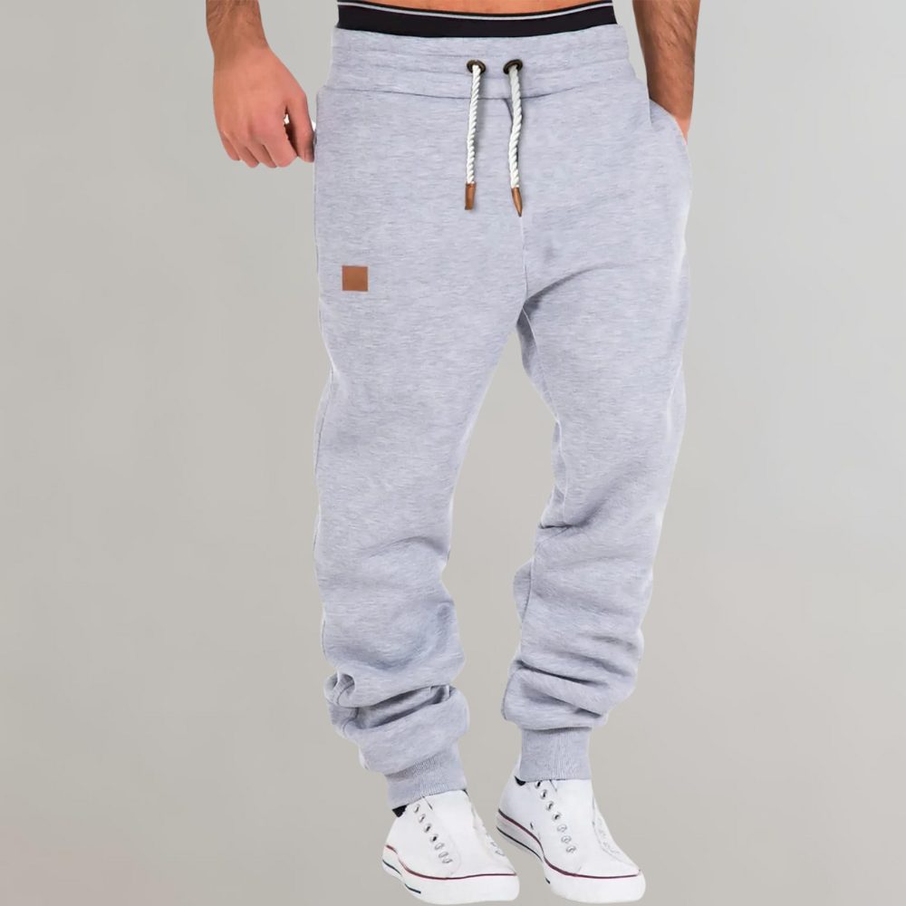 Herren Jogginghose Loose Fit aus Baumwollmischung - Grau