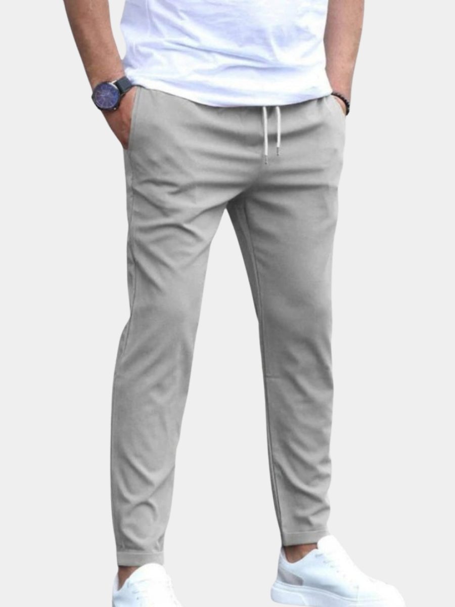 Herren Elastische Jogginghose mit Taschen