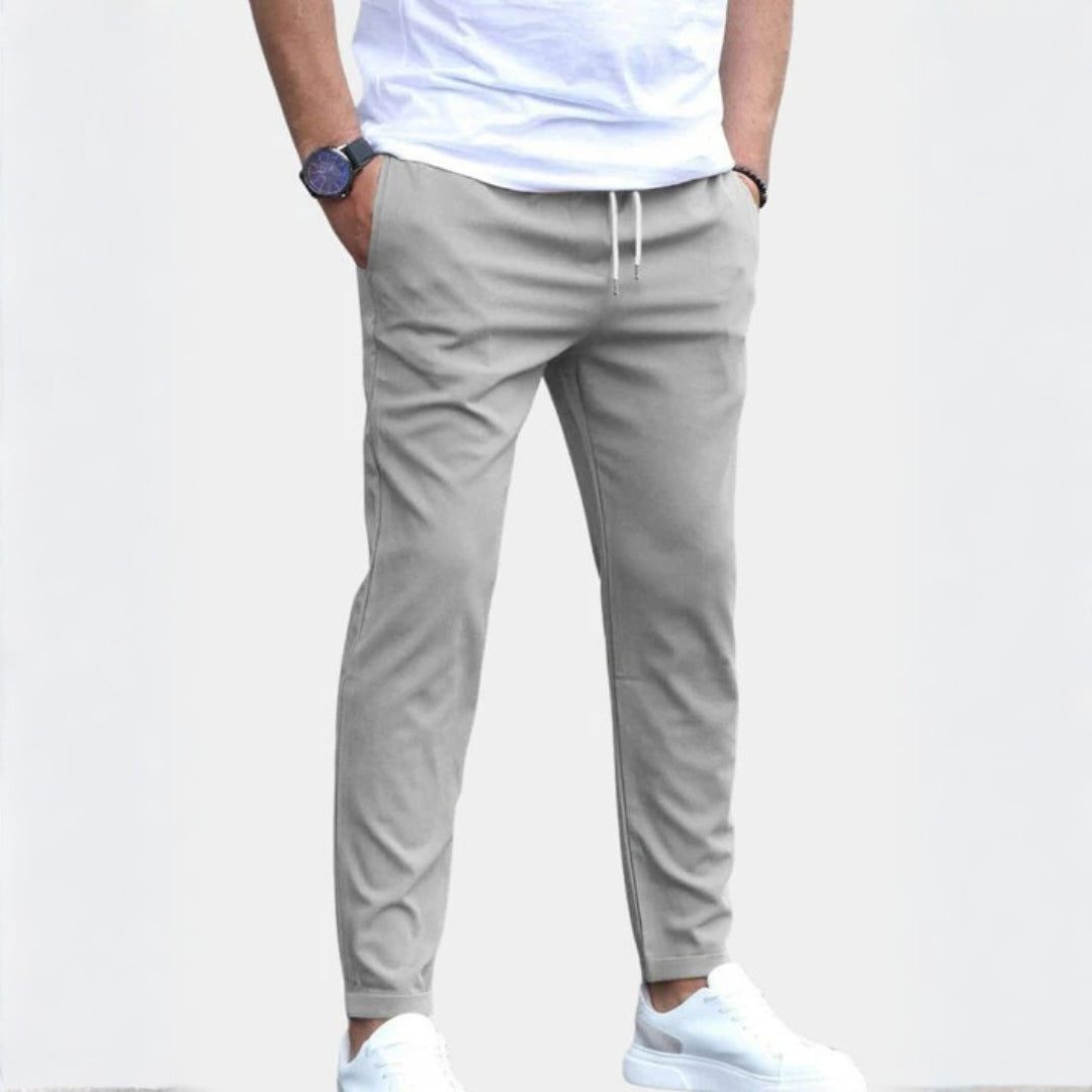 Herren Elastische Jogginghose mit Taschen - View 7